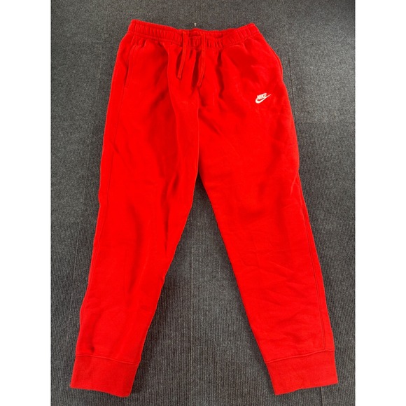 Nike Other - Nike Sportswear Club Fleece Joggers Mens XL Red Sweatpants BV2671-657